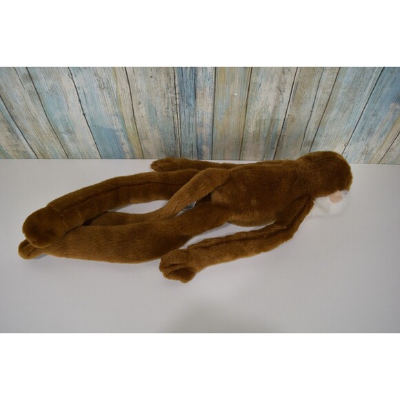 RARE Toys R Us Animal Alley Hanging Monkey Brown Vintage 2000 Hook & Loop - Picture 5 of 7